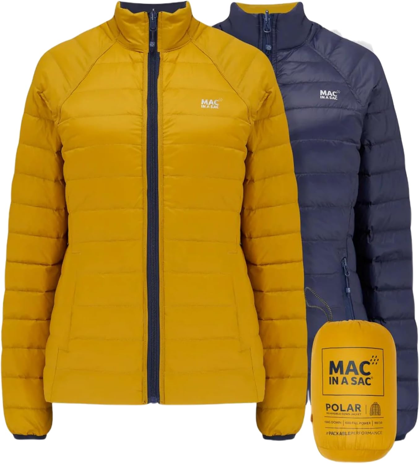 Mac in a Sac Polar - Packable Reversible Women's Down Jacket - 600 Fill Power, Lightweight