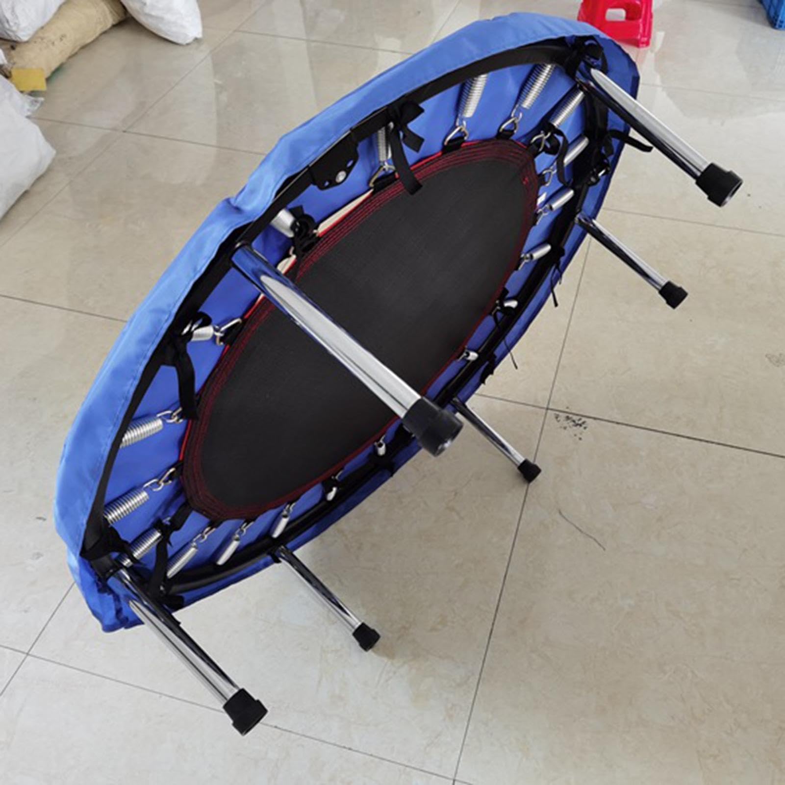 Tappetino di ricambio per trampolino di sicurezza, 102 cm, cuscino di ricambio, copertura a molla, accessori essenziali per trampolini