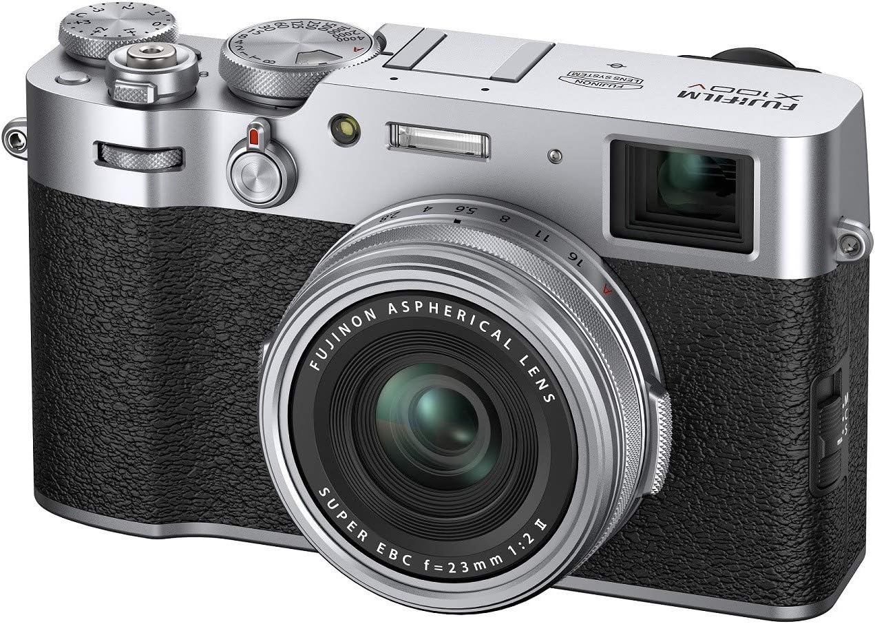 Fujifilm 16642965 X100V Mirrorless Digital Camera, Silver