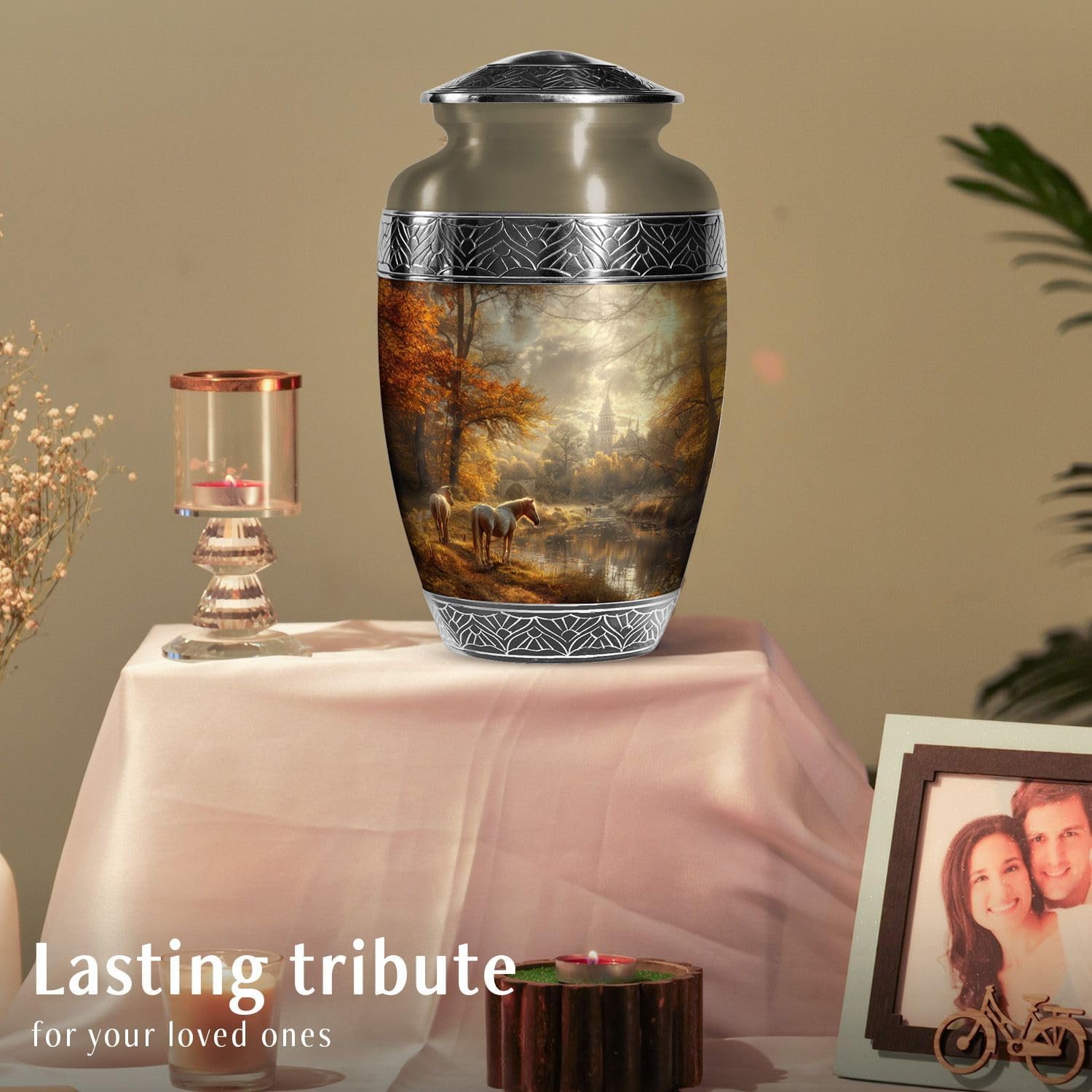 Adult Male Horse Urn - Large Urns for Human Ashes & Cremated Remains