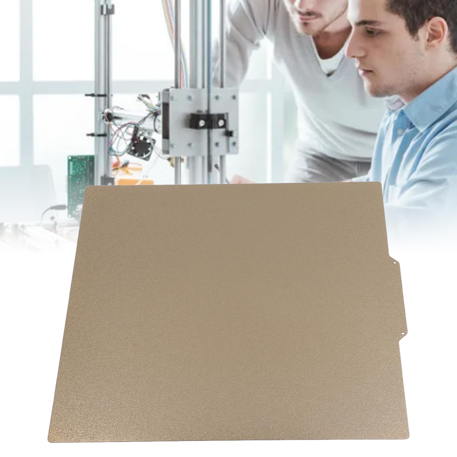 PEI-Blatt, PEI-beschichtete 3D-Drucker-Bauplatte, Magnetisches Flexibles Heizbett, Starke Haftung, Stahlmaterial, Basteln, Modellieren, Heimwerken, 340 X 360 Mm, Magnetische