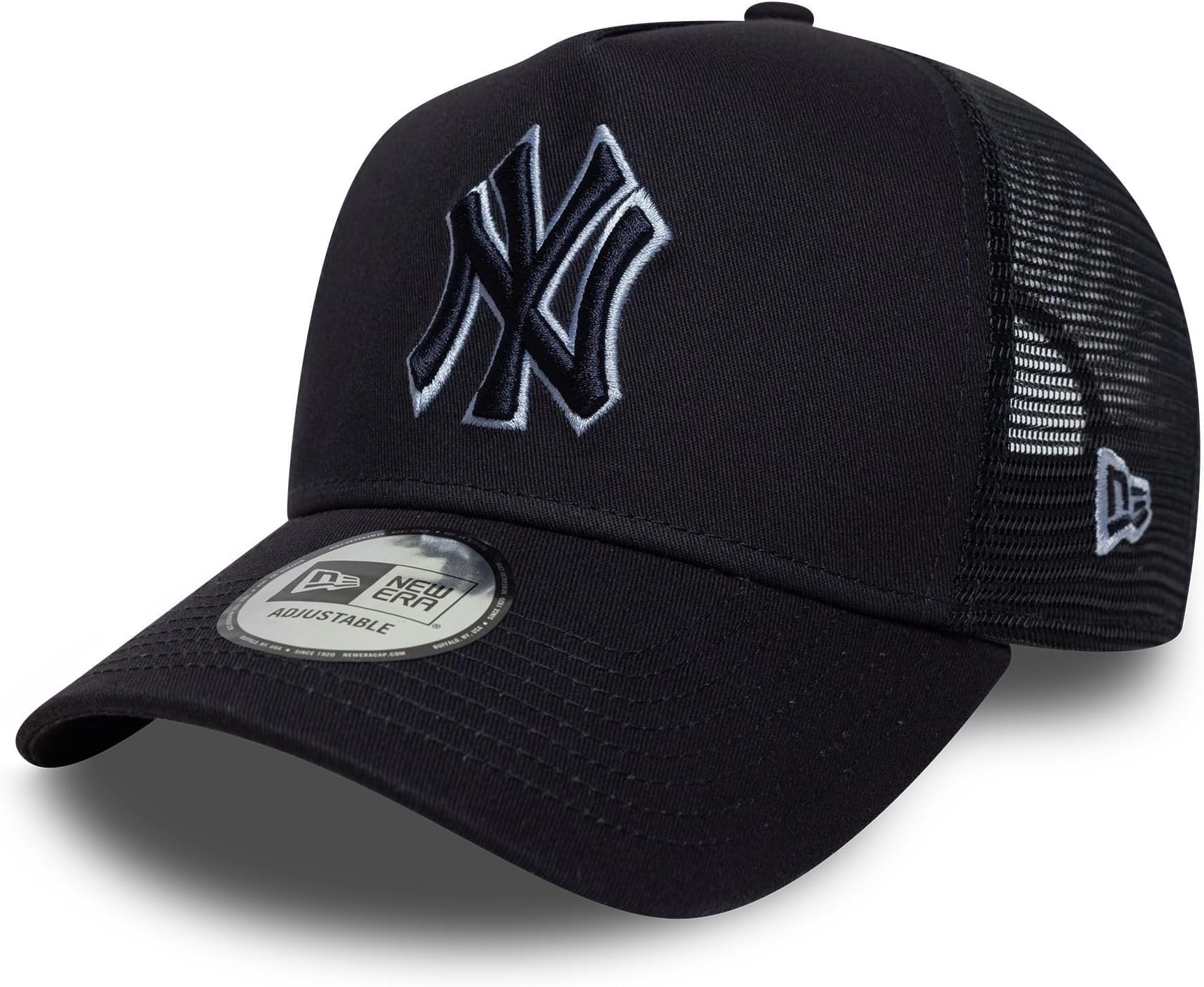 New York Yankees A Frame Adjustable Trucker Cap Clean