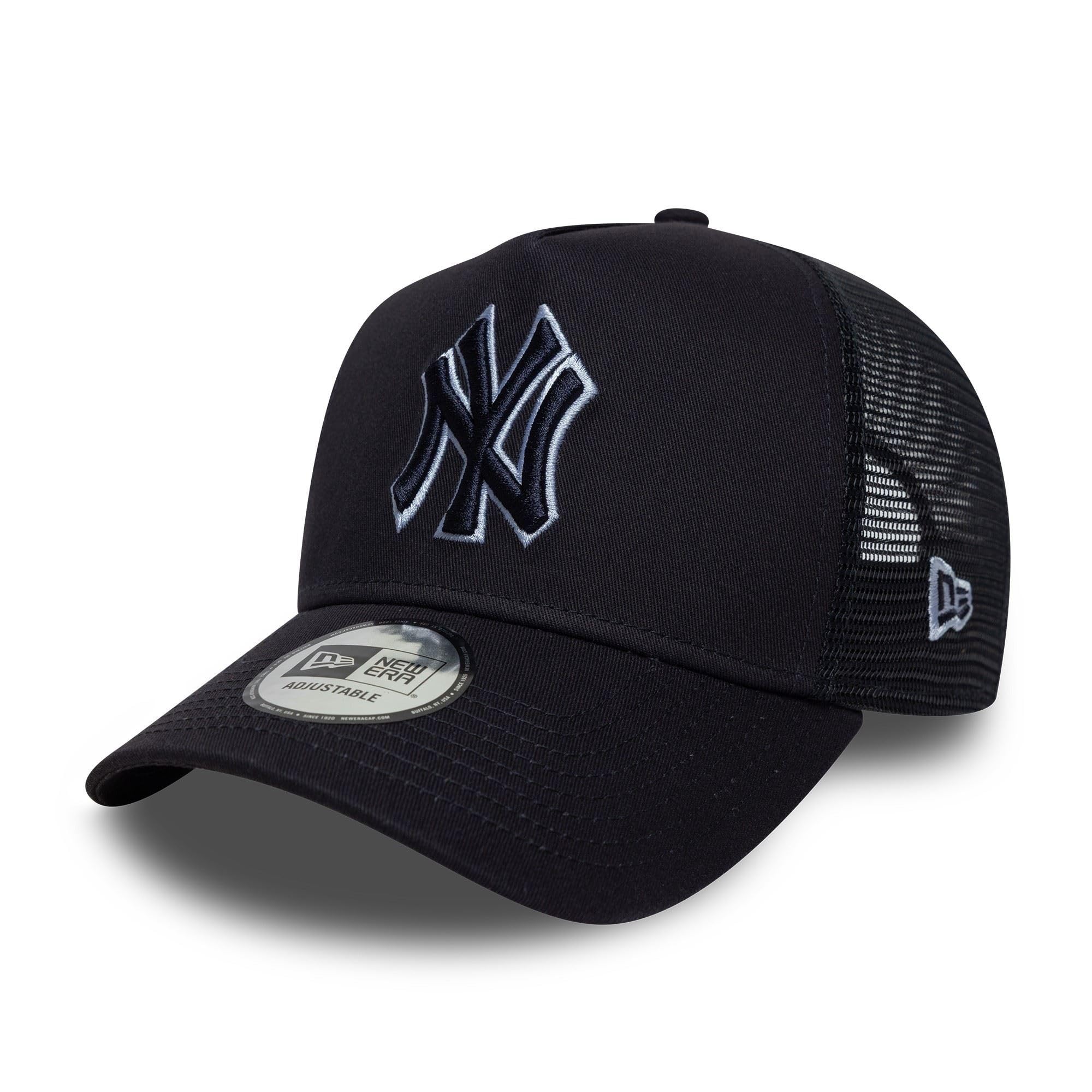 New York Yankees A Frame Adjustable Trucker Cap Clean