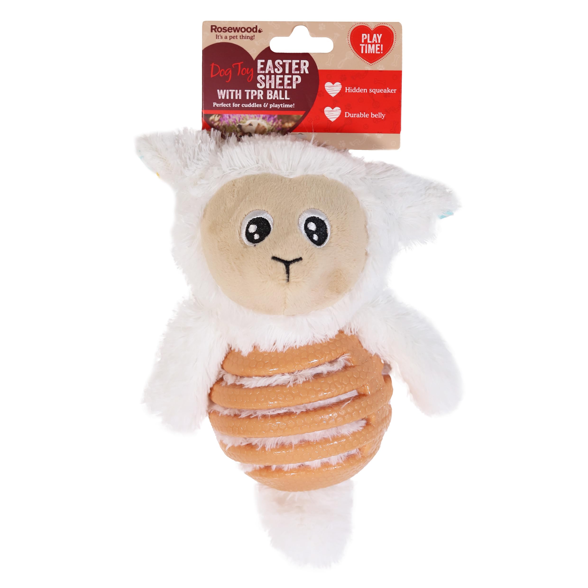 Rosewood Easter Sheep With Tpr Ball