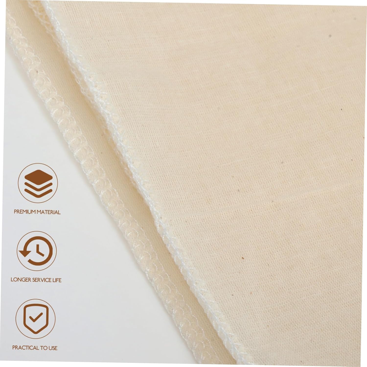 4pcs White Fabric Cheesecloth for Straining Food and Sauces