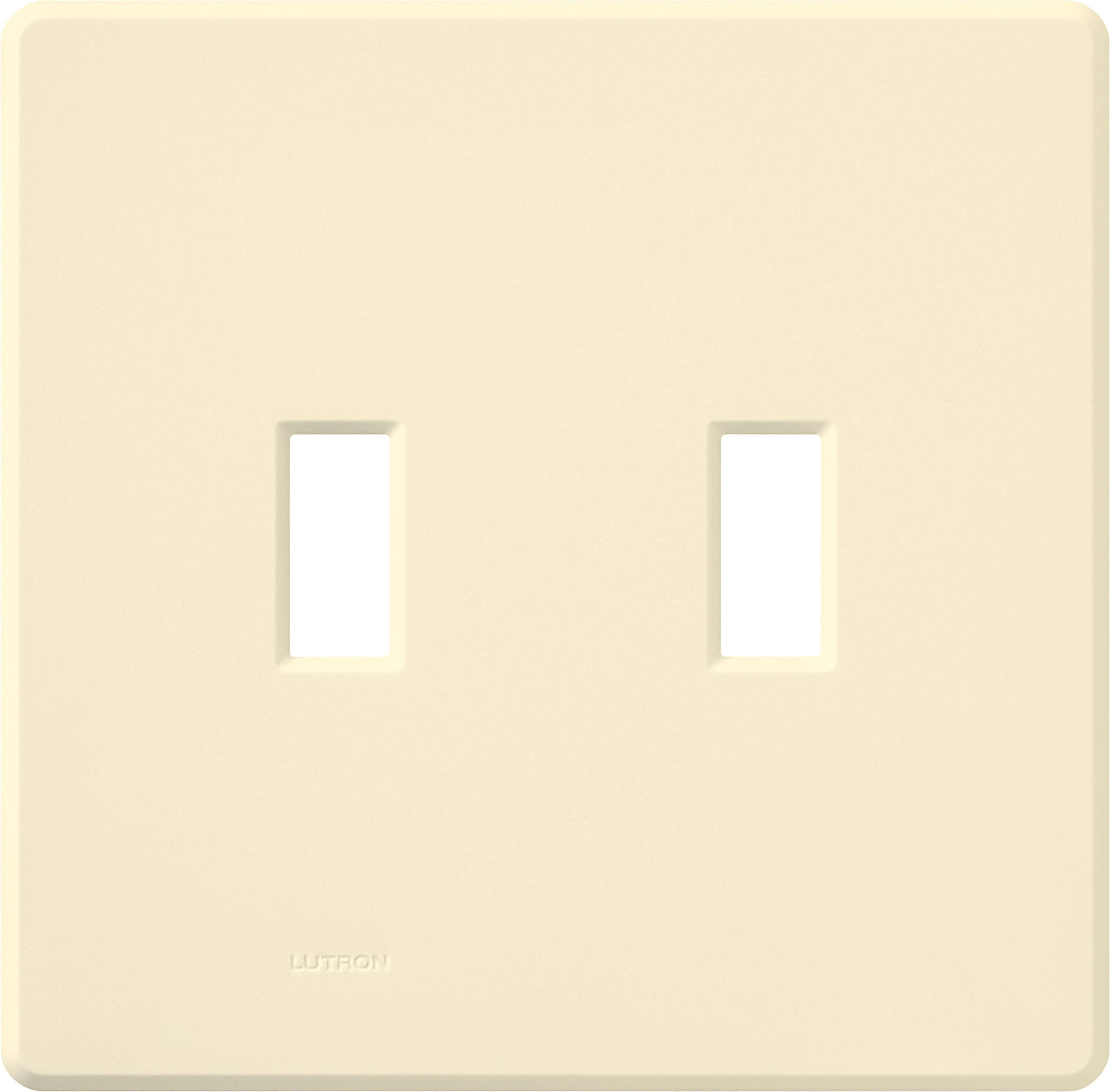 Placa de pared Lutron FW-2-AL de doble ventana que optimiza la limpieza de tus instalaciones