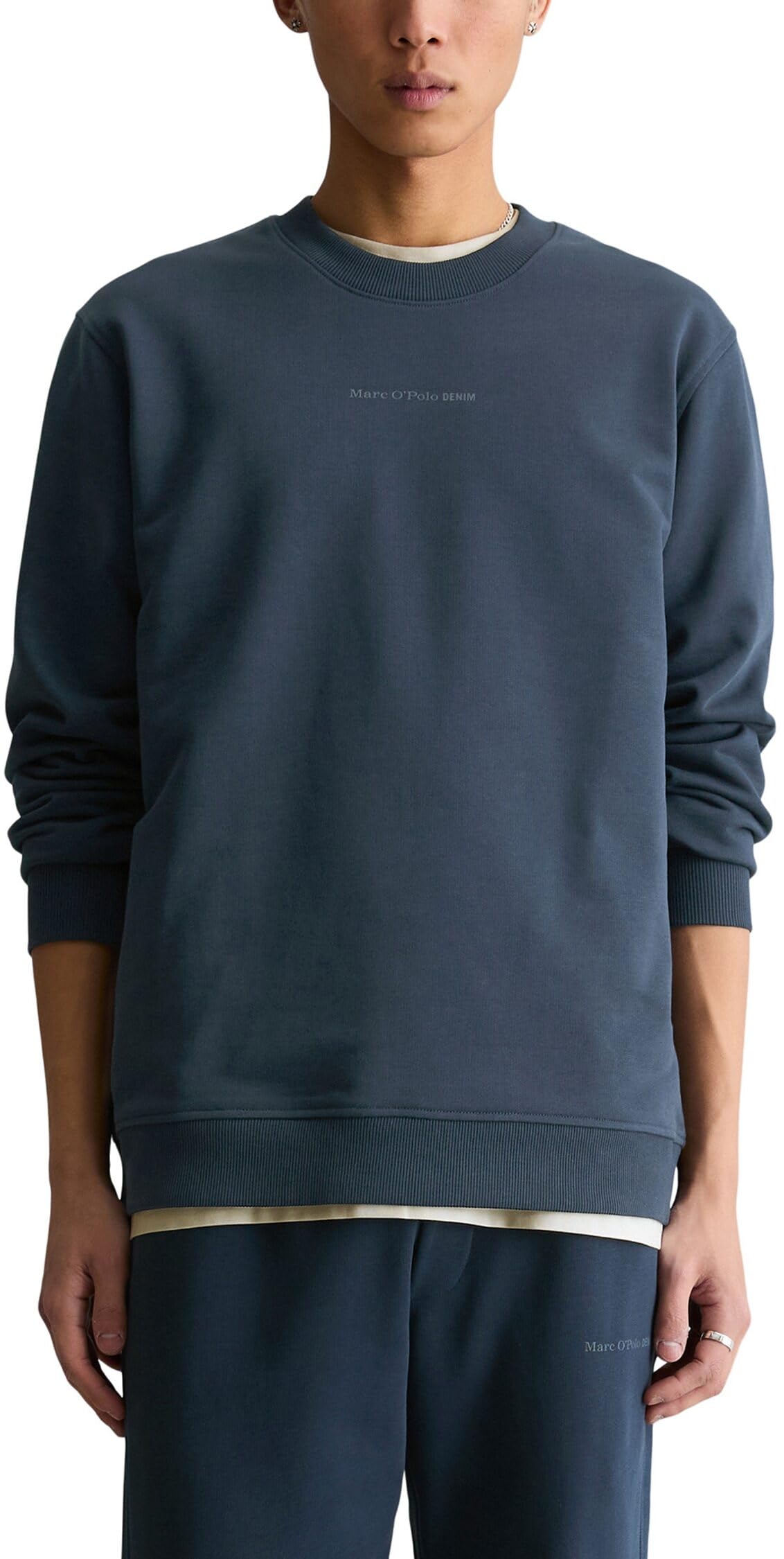 Marc OߴPolo Denim Herren Sweatshirt aus Bio-Baumwolle mit Logo