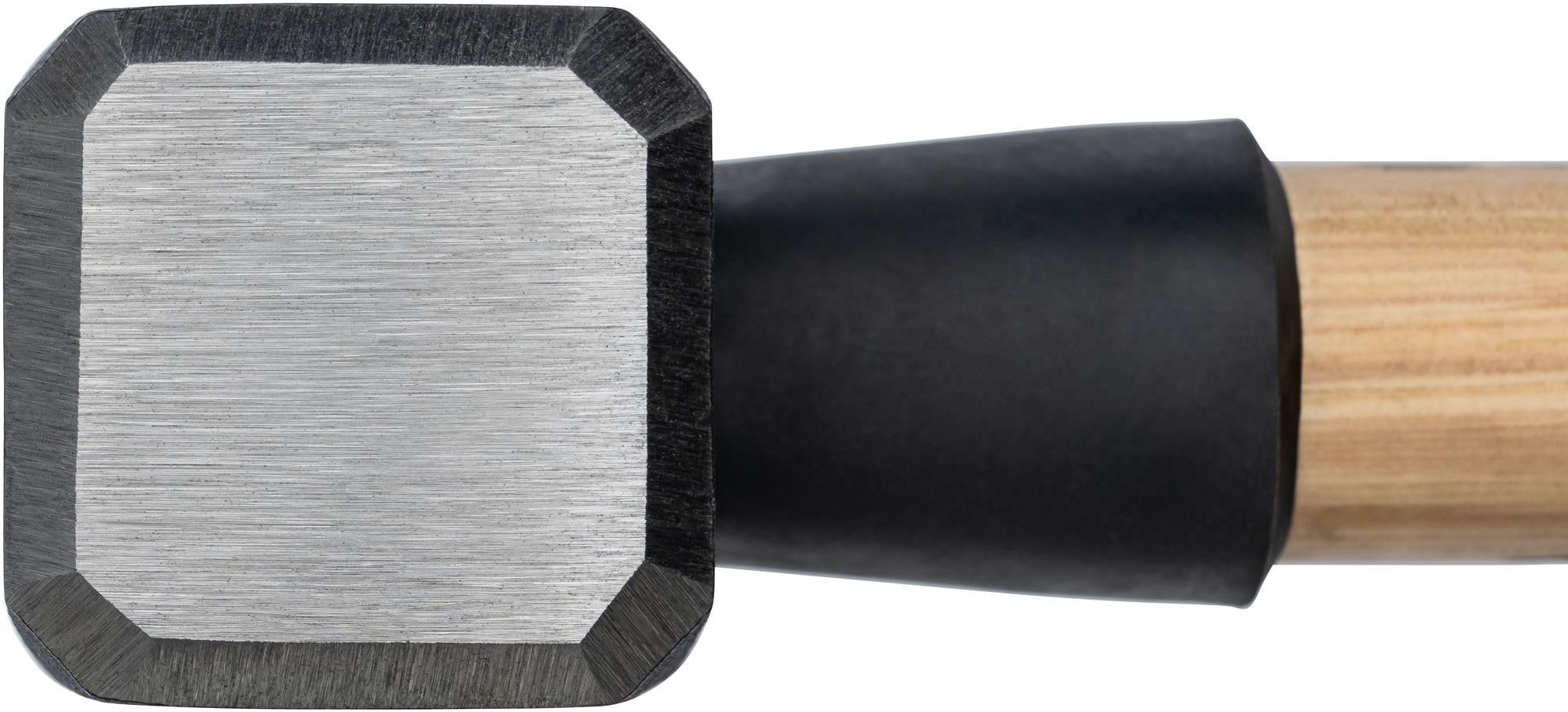 ViGOR V2663-1500 Massette 1500 g, manche en bois d'hickory avec protection contre les chocs en caoutchouc, longueur 280 mm, marteau lourd pour des coups puissants et un travail précis