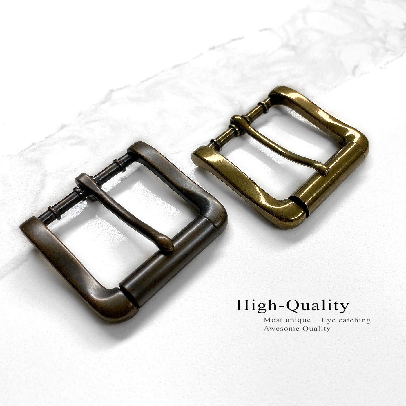 Classic Single Prong Replacement Roller Belt Buckle, Fits 1-1/2