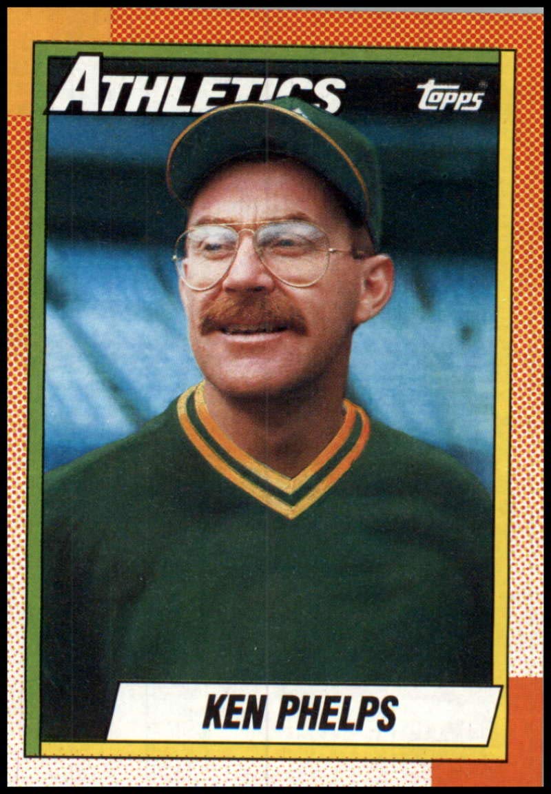 ミ*ド様 即発送 90s 海外古着 champion FULLSNAP CARD Amazon.com: 1990 Topps Baseball #411 Ken Phelps Oakland Athletics