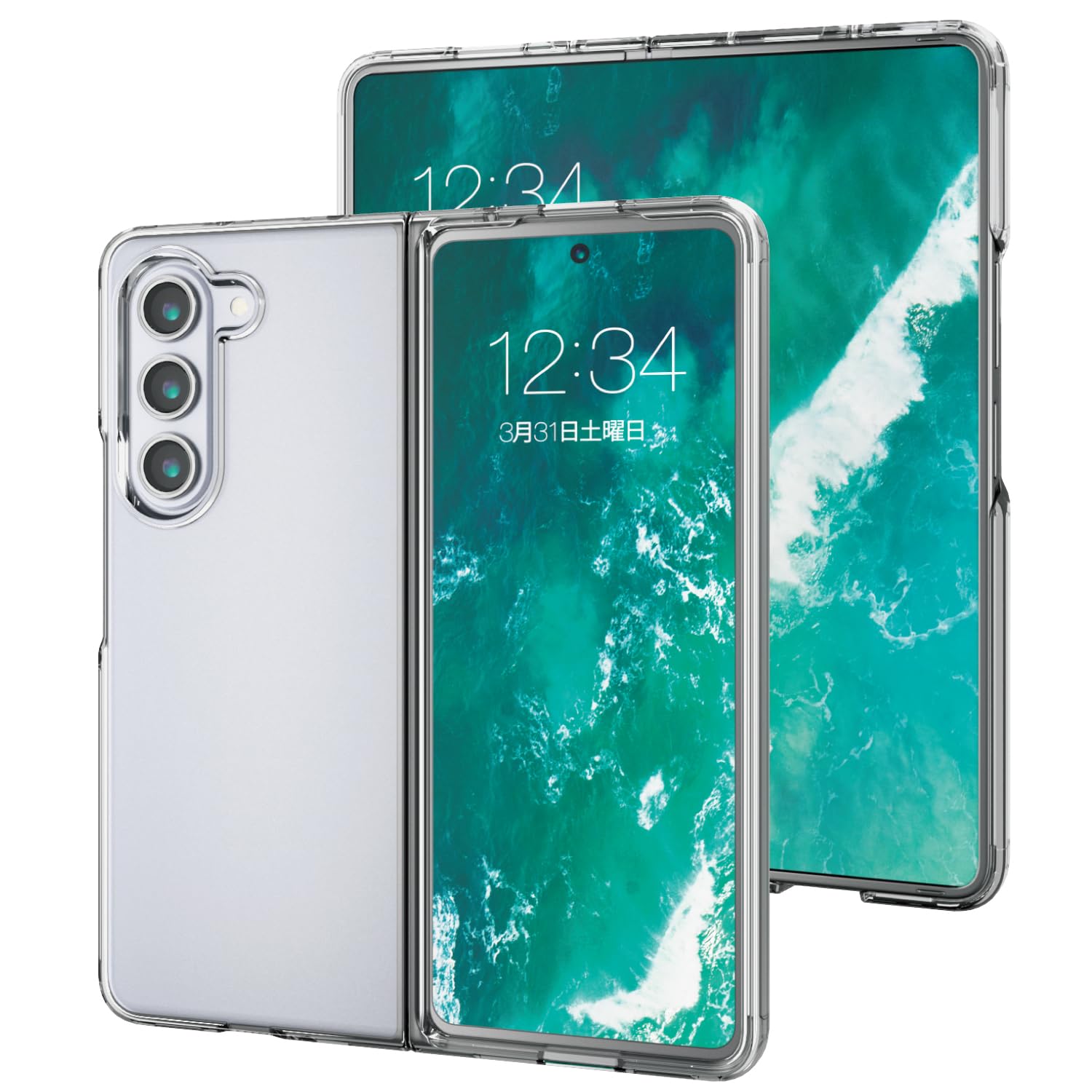 Amazon.co.jp: エレコム Galaxy Z Fold5 SC-55D SCG22 ケース