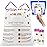 OKKEAI 4 Gallon Small Trash Bag Drawstring. 60 Count White Heavy Duty Trash Bags Tear & Leak-Proof Wastebasket Liners with Safety Warning for Bathroom, Kitchen, Bedroom, Office