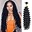 Selina Human Braiding Hair Bundle 50g Loose Deep Bulk Micro Braiding Hair Deep Wave Bulk Human Hair For Braiding Natural Black Color (Loose Deep, 22inch)