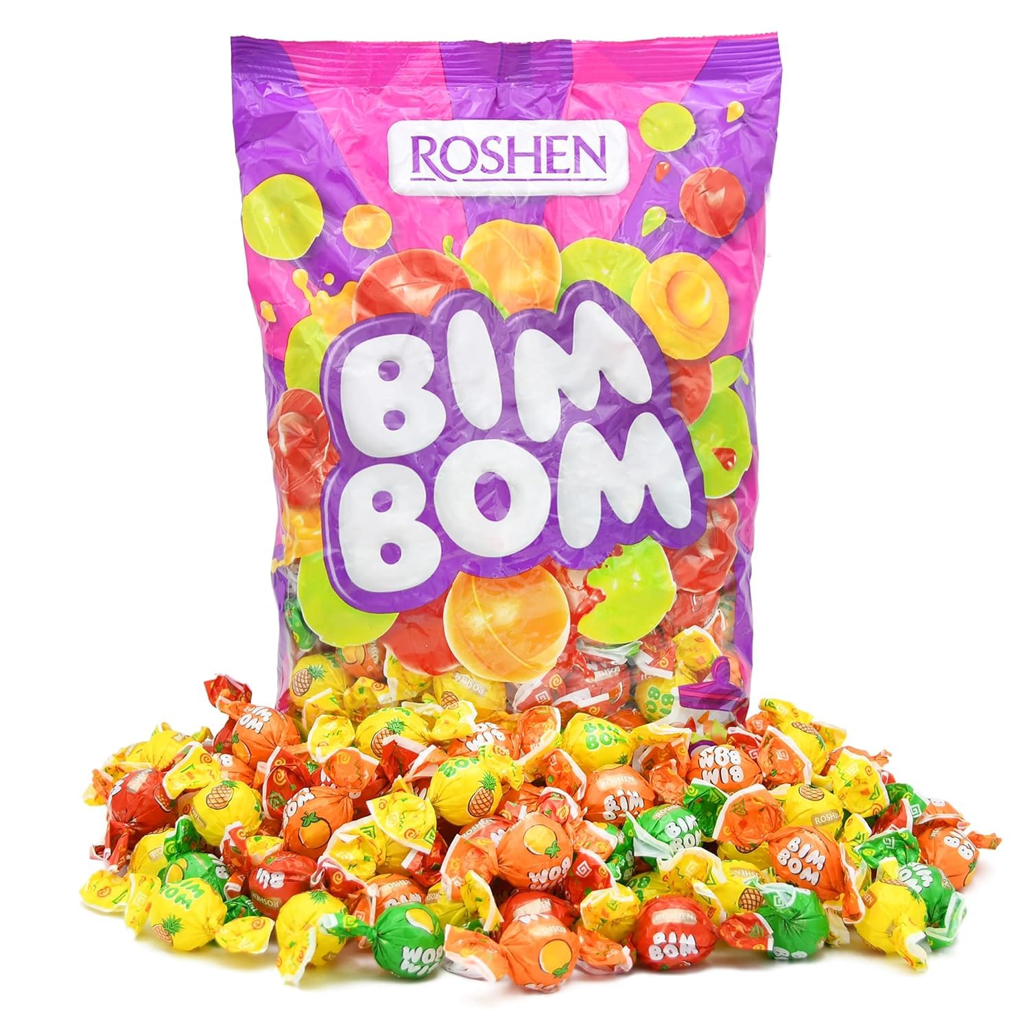 Amazon.com : Roshen Bim Bom Hard Candy, Assorted Fruit & Berry