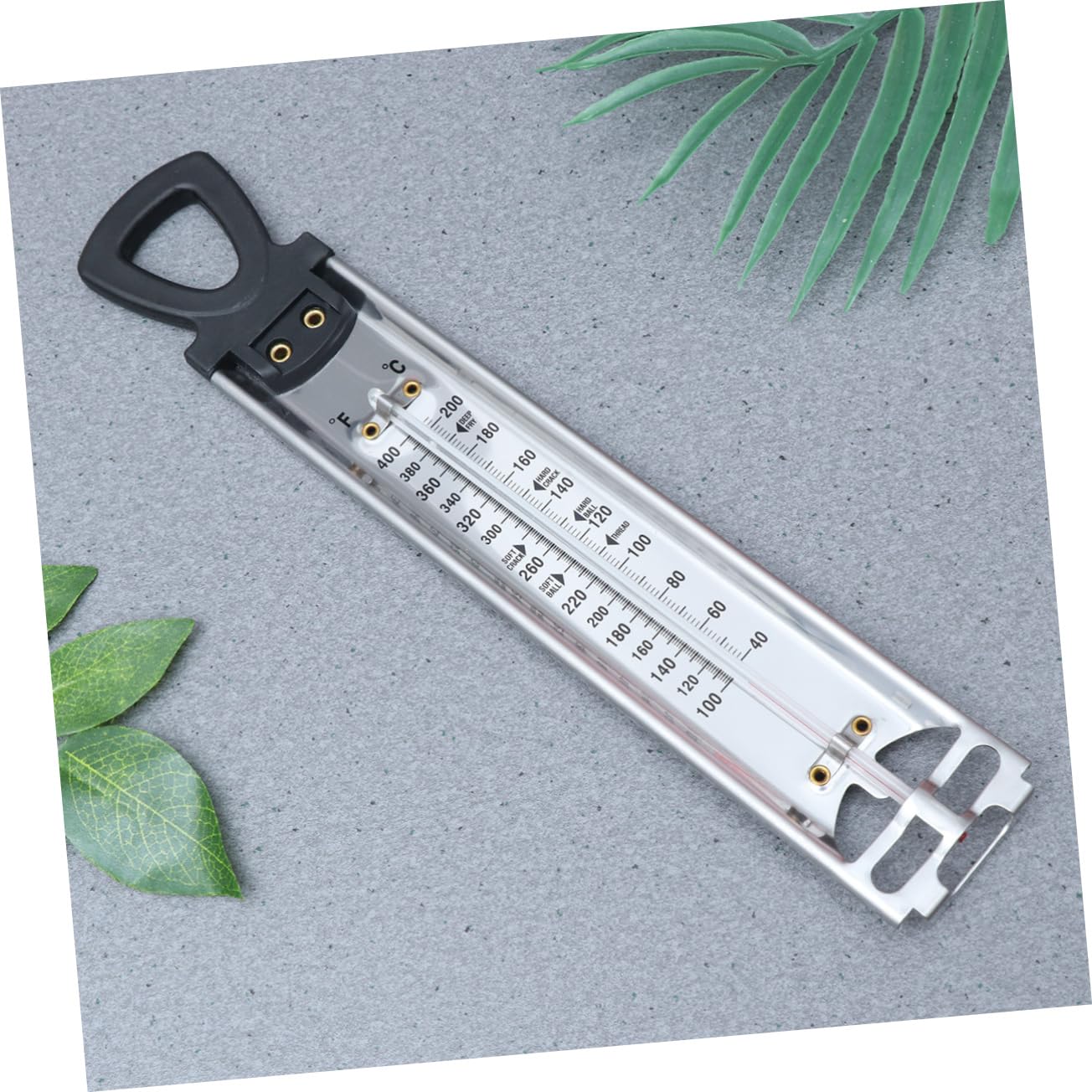 Thermomètre à Confiture Suspendu 2 Pièces Pvc Double Échelle