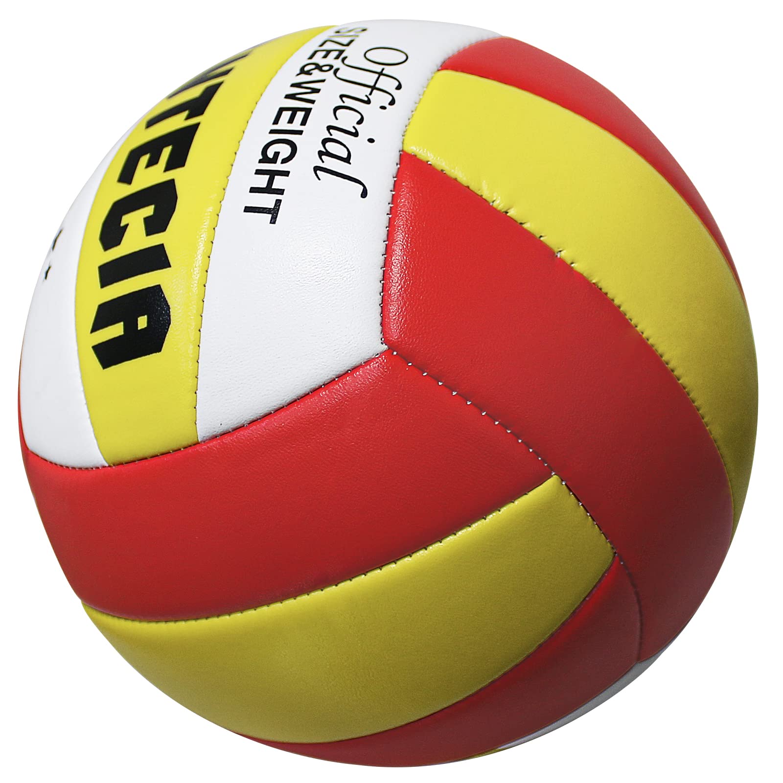 Fantecia Ballon De Volley Taille 5 Officiel - PVC Durable - Intérieur/Extérieur - Multi-couleurs