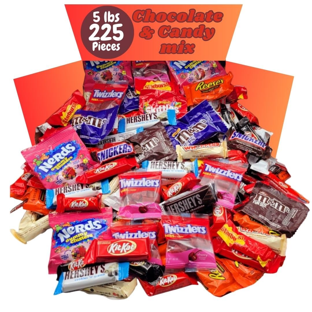 Chocolates and Candy Assortment Halloween Trick or Treat Individually ...