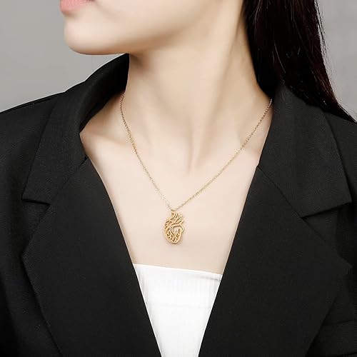 Miniatura 2 de Collar de abeja de abeja de acero inoxidable de oro de 18 quilates, estrella y luna, dinosaurio araña ajustable en Y Lariat para mujer