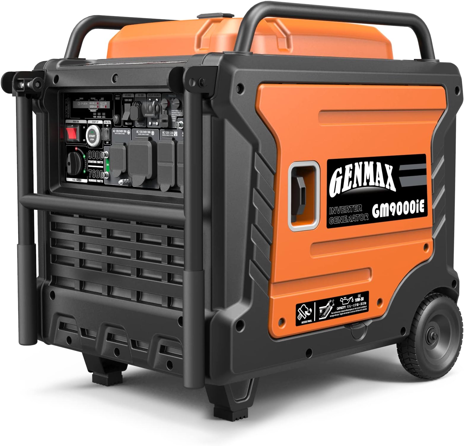 - GENMAX Generator，EPA Compliant, Eco-Mode Feature, Ultra Lightweight for Backup Home Use & Camping