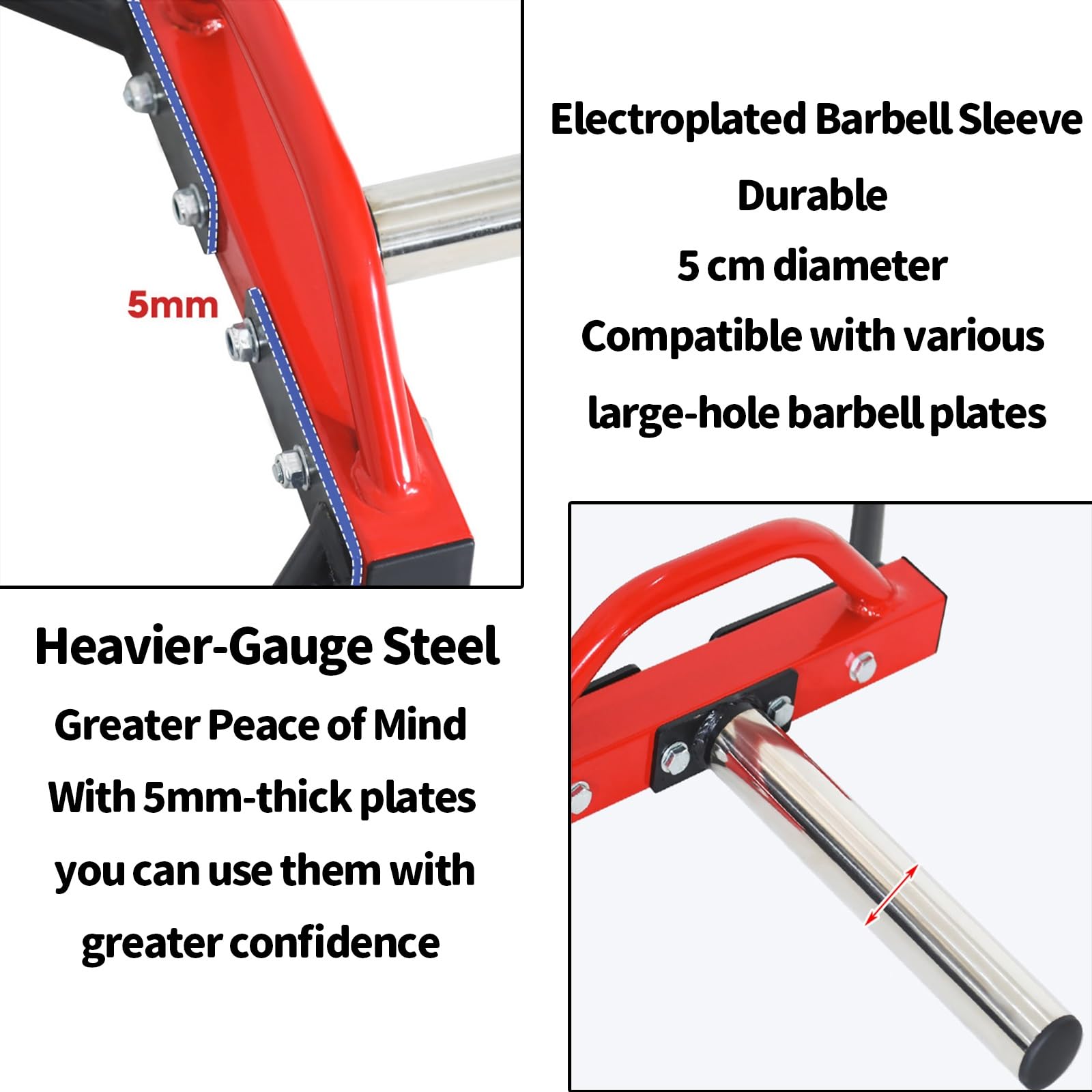Hex Bar Bilanciere Esagonale, struttura aperta per squat, stacchi e scrollate, compatibile dischi olimpionici, allenamento forza domestico