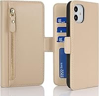 Vista 45 de Havaya Funda para iPhone 12 y iPhone 12 Pro, cartera compatible con magsaf 2 en 1, desmontable magnética con tarjetero y ranura trasera