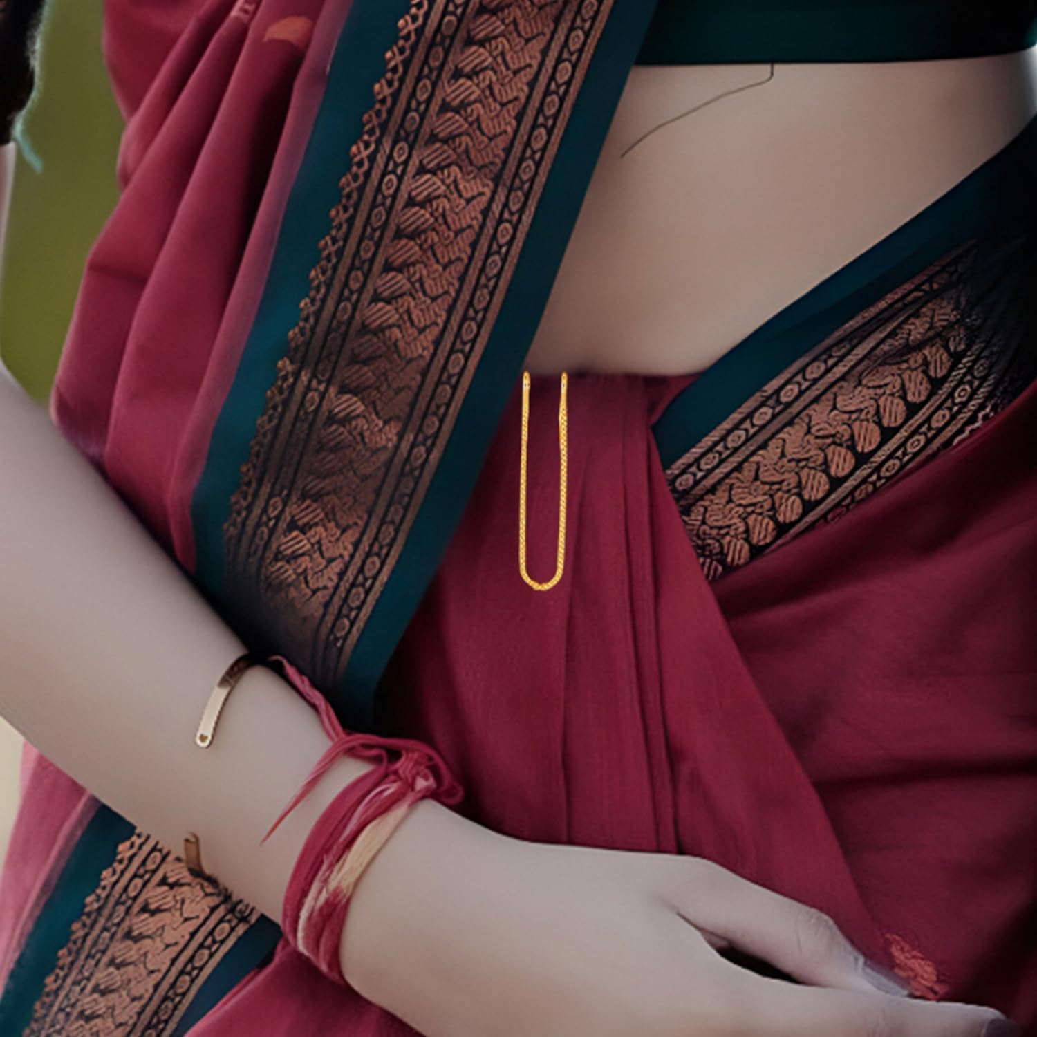 VAMA FASHIONS Clip on Sarees Pleats Pin Brooch Coat Dress Gown Shawl Bridal Safety Saree Pins for Women