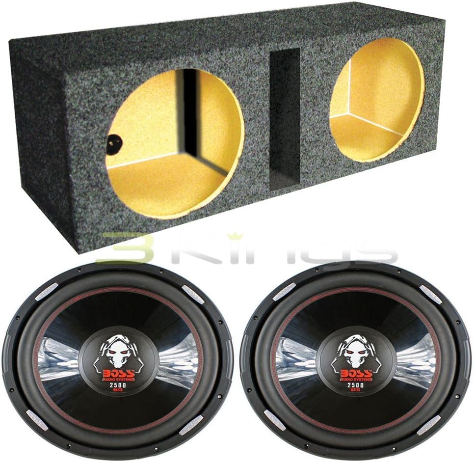 2 BOSS P156DVC 15 Inches 5000W Car Subwoofers Subs, Dual 15