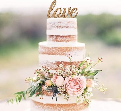 Decoration De Gateau En Liege Pour Gateau De Mariage Decoration Rustique En Bois Et Liege Decoration De Mariage Amazon Fr Cuisine Et Maison