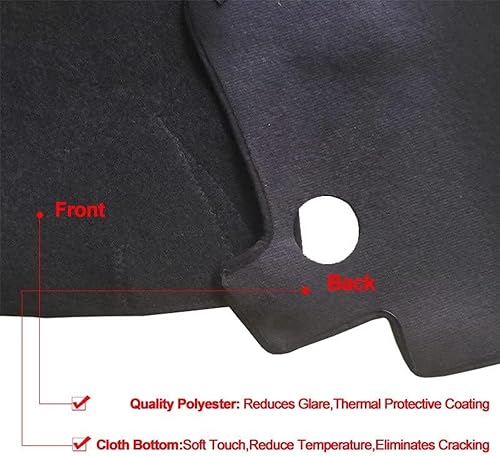 Miniatura 4 de BIVVI Car Dashboard Cover Mat,for J&eep for Compass 2011 2012 2013 2014 2015 2016 2017 Anti-Slip Mat Dashboard Cover Pad Interior Accessories