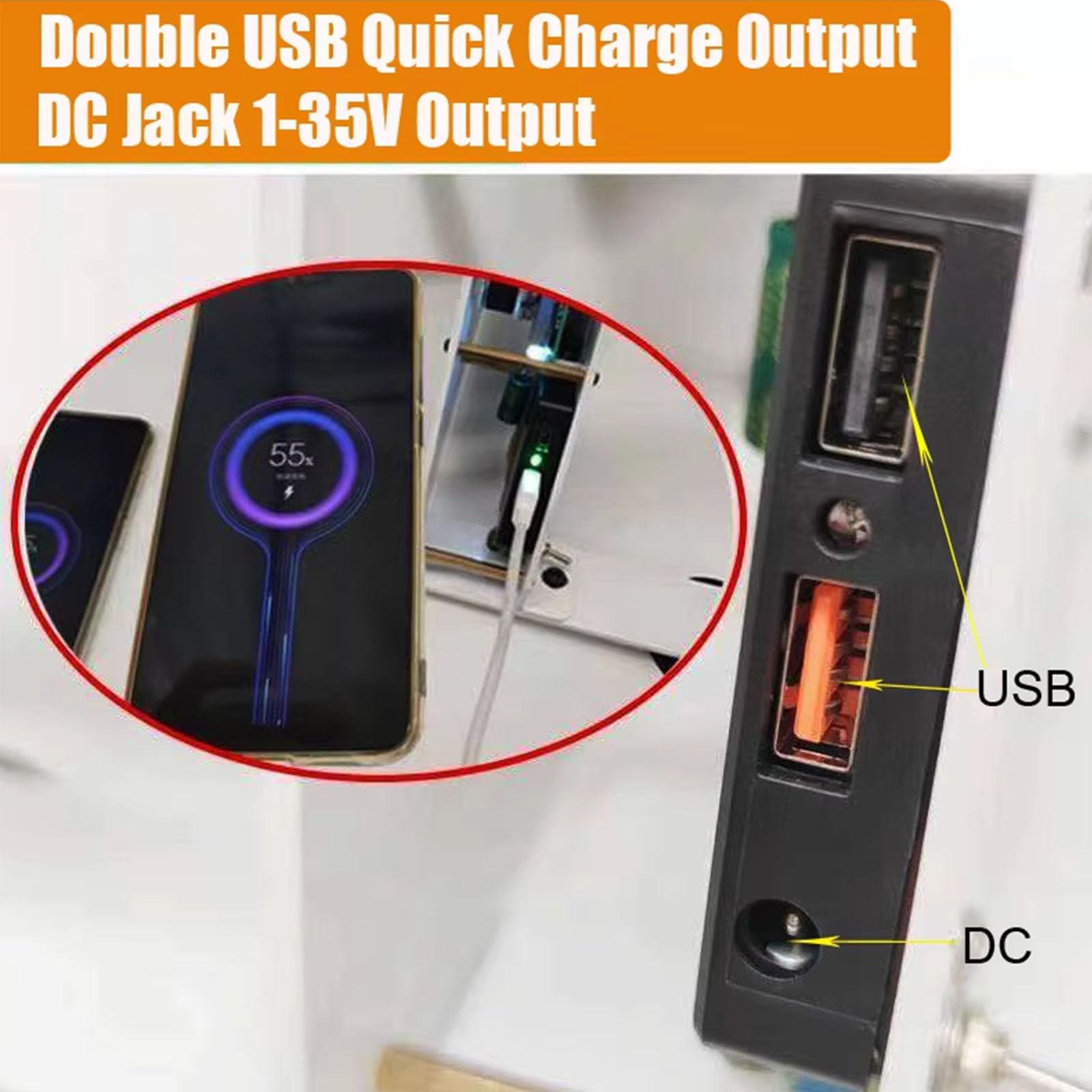 Generatore di Pedali Portatile ad Alta Potenza da 50 W con Display Digitale e Luce a LED, generatore di Emergenza e Ricarica USB per Campeggio all'aperto in Famiglia