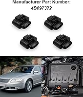 Vista 5 de Kit de reparación de 4 piezas para conector de bobina de encendido, compatible con VW Passat Tiguan Beetle Golf Jetta AUDI A3 A4 A5 A6 Q7 TT R8