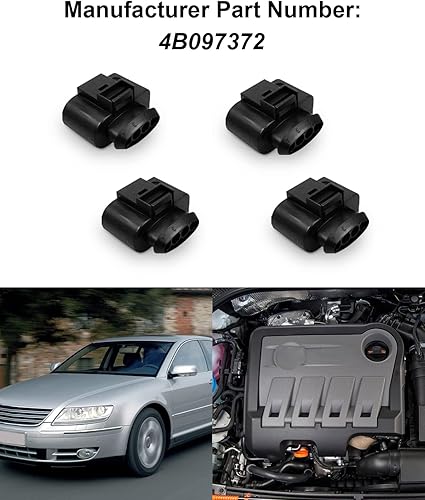 Miniatura 5 de Kit de reparación de conector de bobina de encendido de 4 piezas para VW Passat Tiguan Beetle Golf Jetta AUDI A3 A4 A5 A6 Q7 TT R8, enchufe de arnés