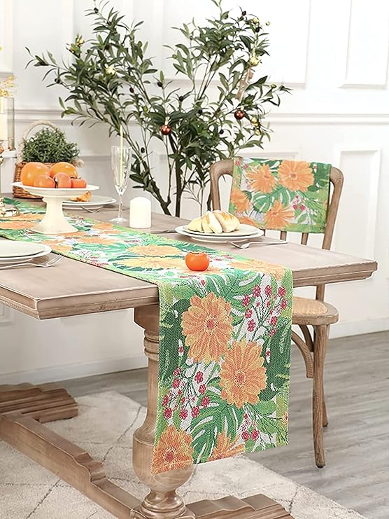 Table Runner Modern Tabletop Mat for Wedding Birthday Party Cake Table Decorations, Home Dining Table Christmas Decoration Table Flag (Size : 35cm x 160cm)