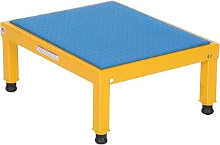 Vestil AHT-H-1924 Steel Adjustable Work-Mate Stand 24 In. x 19 In. x 10-1/2 In. 500 Lb. Capacity Yellow