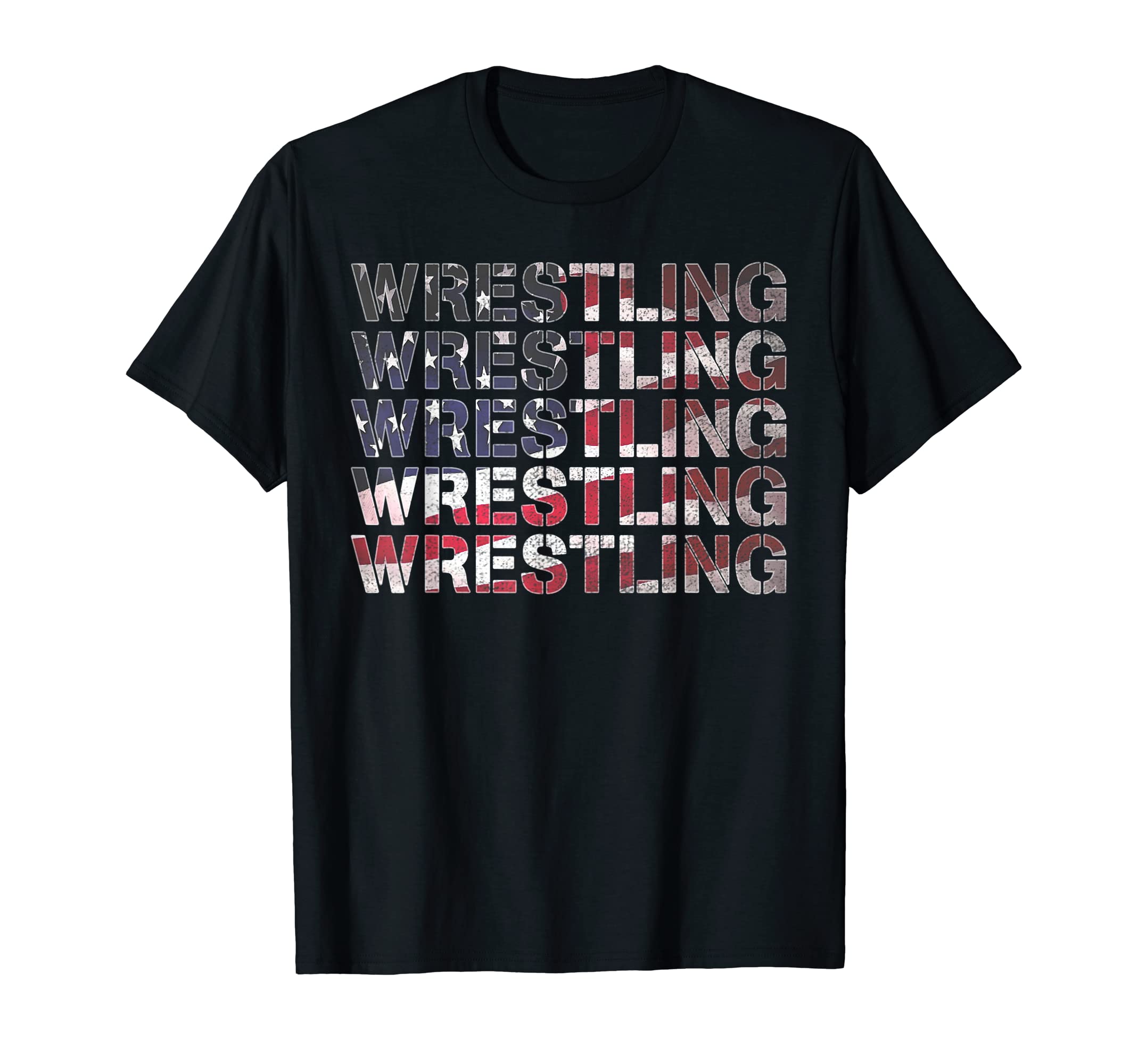 USA Wrestling Proud American Wrestling Apparel.American Flag Wrestling Shirt Patriotic USA Flag Wrestling T-Shirt