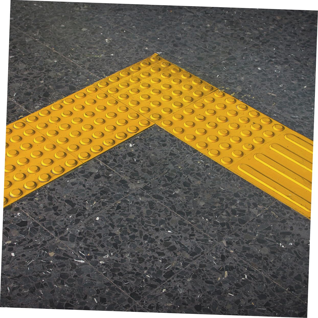4pezzi Tappetino Braille in Pvc Antiscivolo con Texture a Puntini Sollevati per Percorsi Ciechi, per Stazioni della Metropolitana e Ambienti Esterni