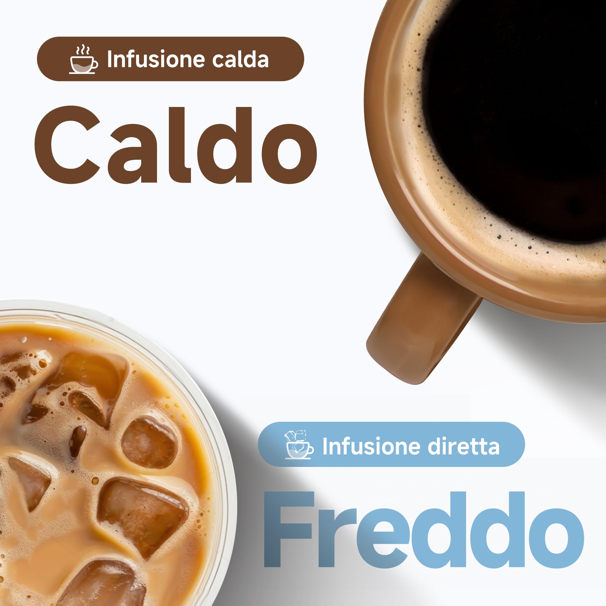 HIBREW H1B - Macchina da caffè 6 in 1, programmabile, per caffè espresso caldo/freddo, temperatura e volume della tazza regolabili