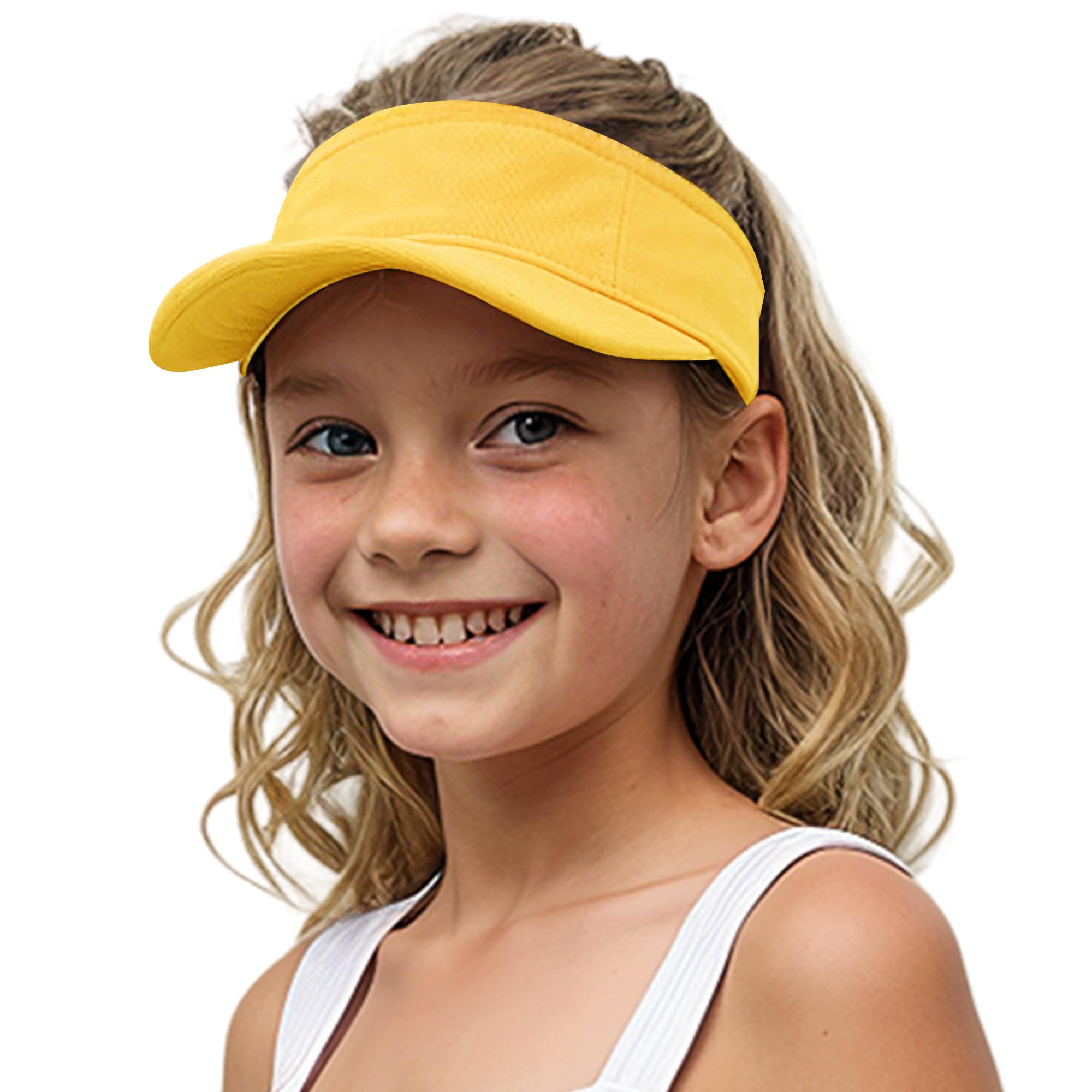JastoreKids Girls Boys Packable Hat Sun Visor Hats Cotton Sports Summer Golf Visor Hat