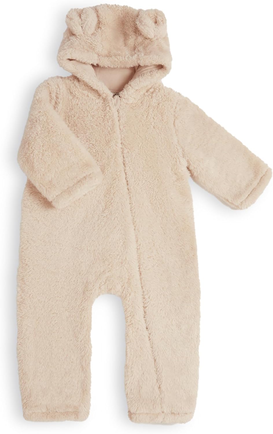 UnHide Baby Bear Jumpsuit - Lightweight, Extra Soft & Warm Baby Winter Suit - Made From Soft Polyester Faux Fur Material