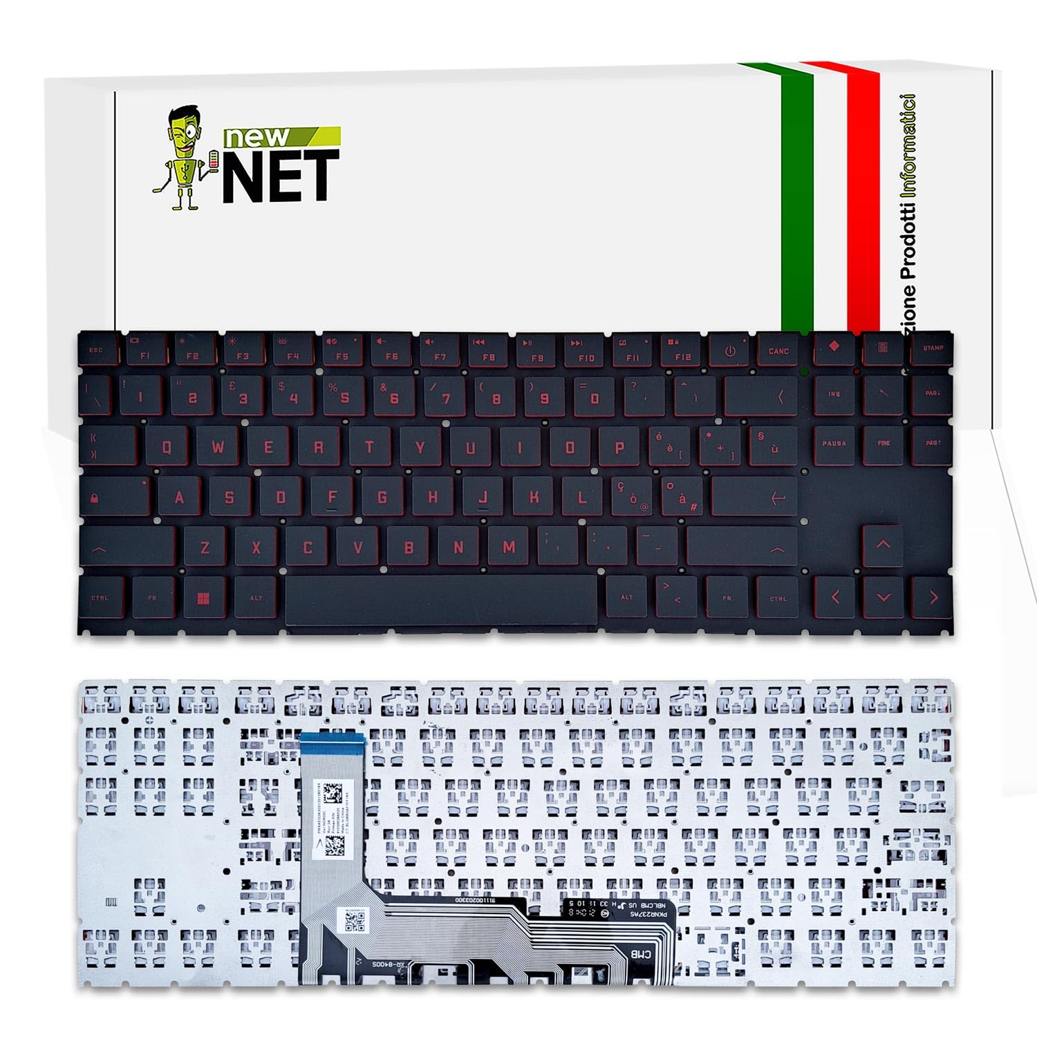 Tastiera Italiana Per Notebook HP - Layout ITA QWERTY, Compatibile Con Modelli 15-BS022NL E Altri - Foto 9