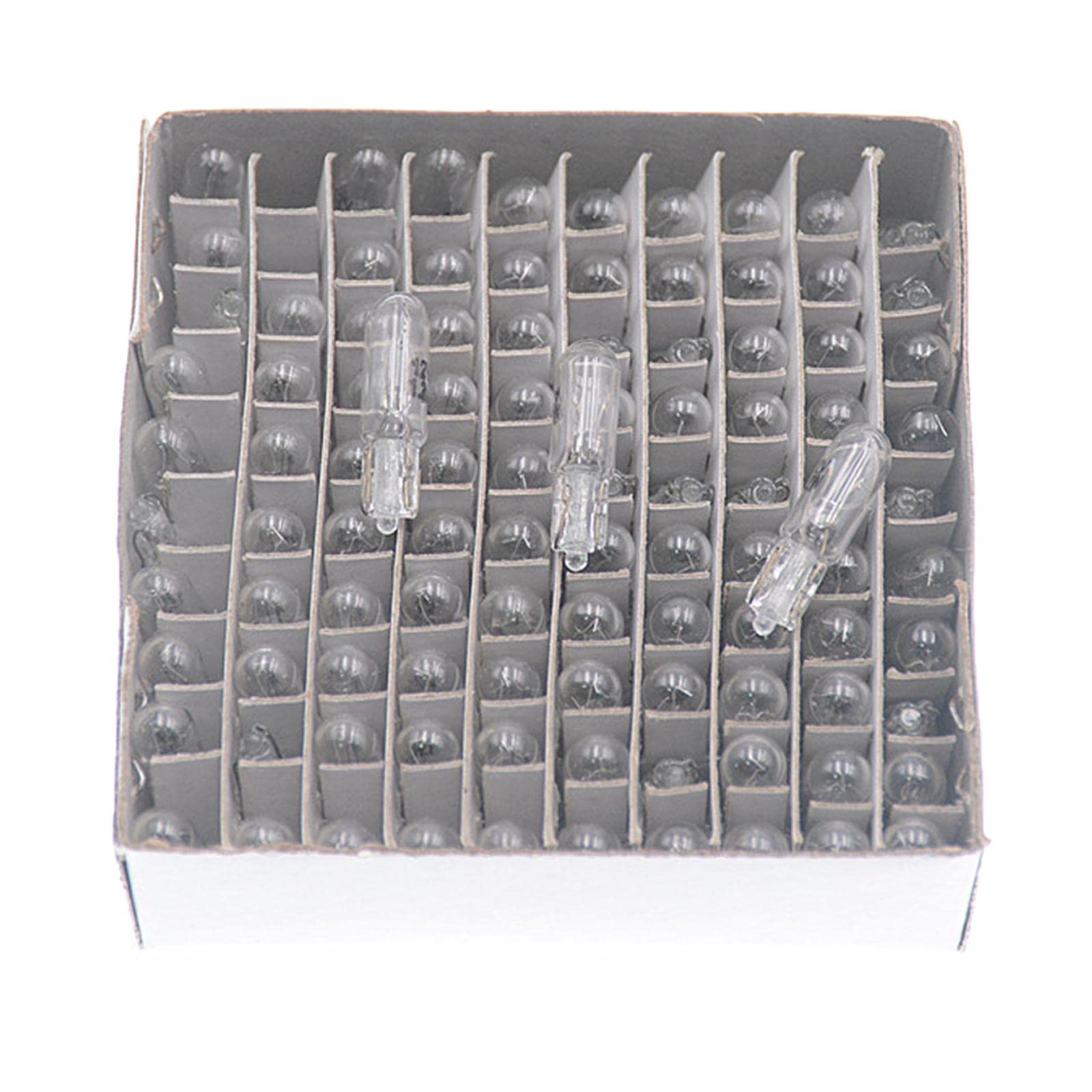 100Pcs Cruscotto Lampadine Car Styling 12V 1.2W Lampada Pannello strumenti per auto Luce freno T5 Lampadina in vetro