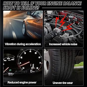 INGKAN 2pcs Engine Balance Shaft Set 13601-28021 13602-28020 Fits
