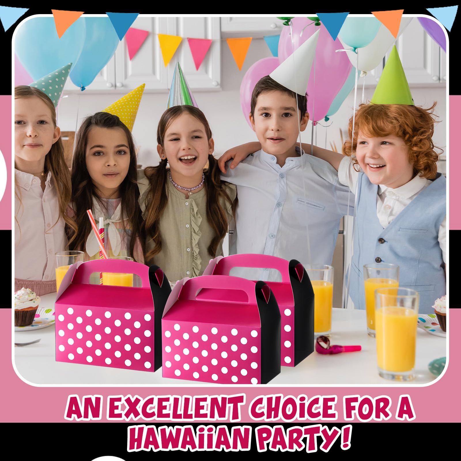 Marspark 12 Pack Pink Mouse Cartoon Birthday Party Supplies, Paper Gift Boxes, Cartoon Candy Treat Boxes for Birthday Party Decorations(Pink Mouse Pattern)