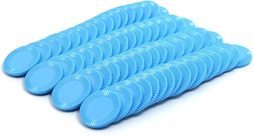 Miniatura 2 de Smartdealspro 64pcs 1.260 in1.26 pulgadas plástico opaco aprendizaje contadores discos mini fichas de póquer fichas de juego con caja de