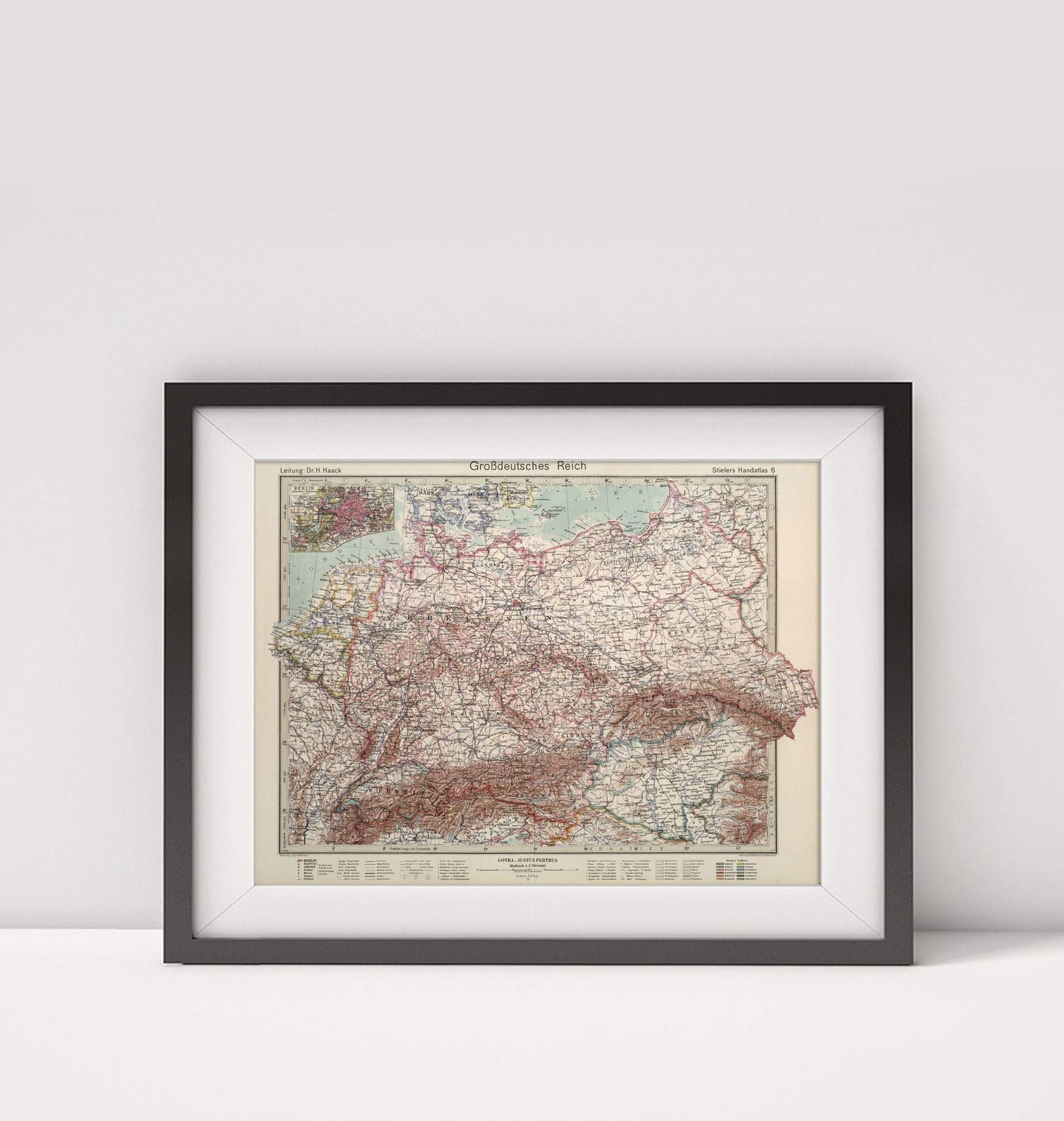 Infinite Photographs 1944 Map of Germany|6. Grossdeutsches Reich|Title: 6. Grossdeutsches Reich.