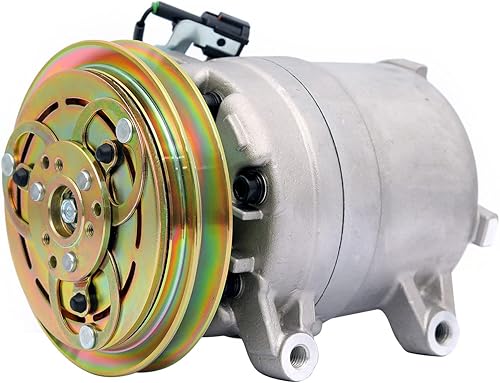 FKG Compresor de CA y embrague de A/C 926008B400 68455 apto para Nissan Frontier 2.4L 1998-2004, Nissan Xterra 2.4L 2000-2004