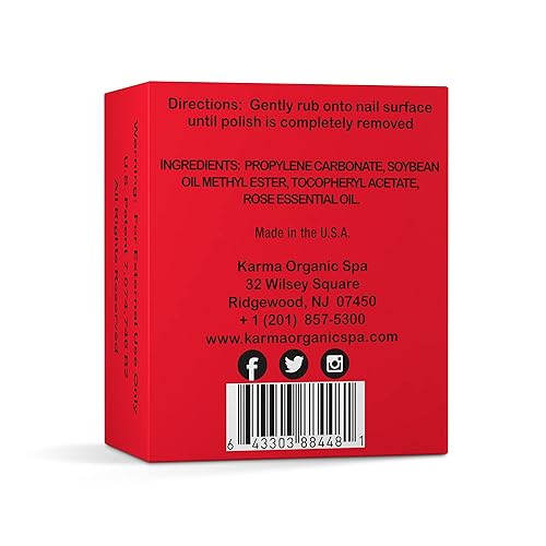 Miniatura 9 de Karma Halal - Toallitas removedoras de esmalte de uñas con aceite de rosa no tóxicas, veganas, libres de crueldad, paquete de 10