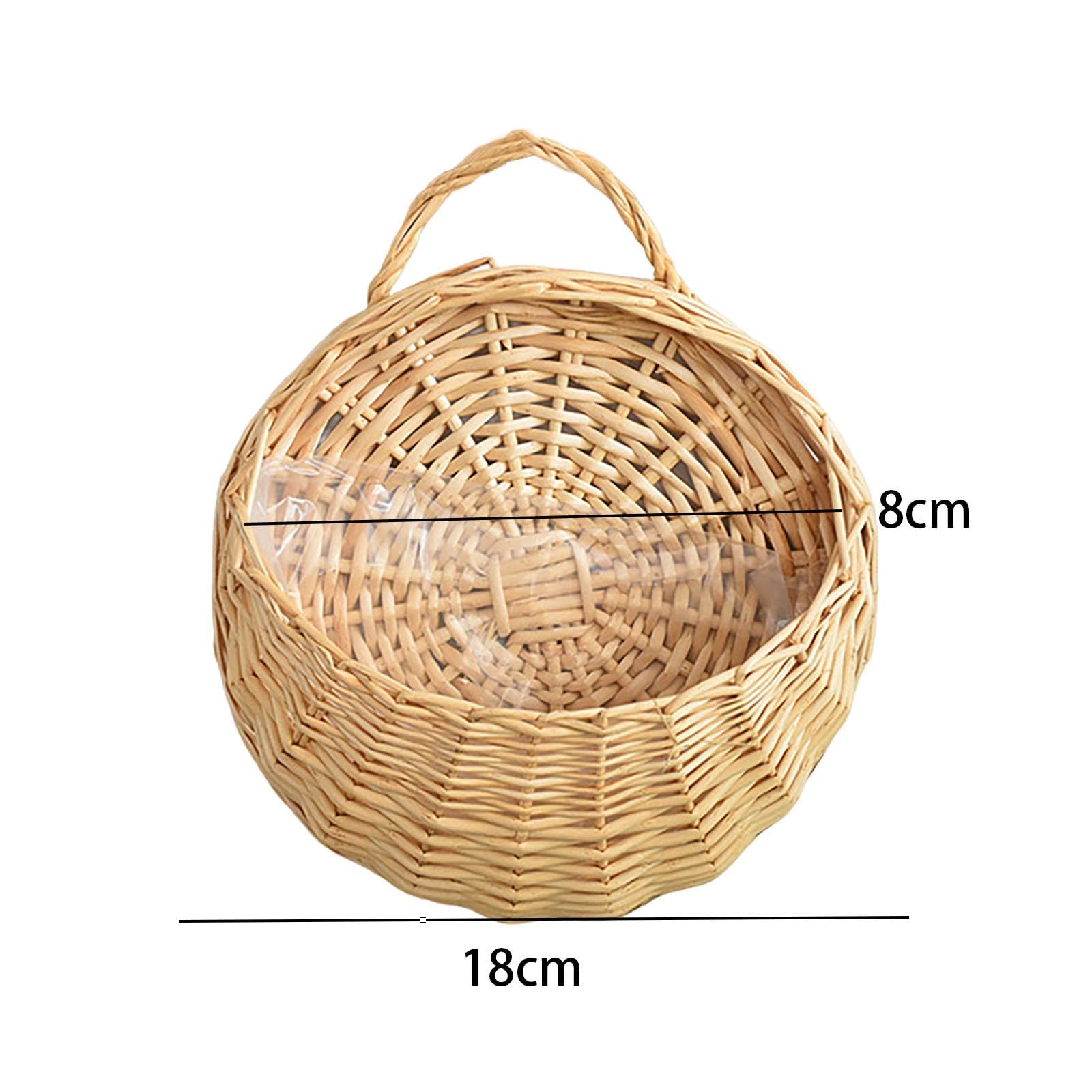 Wiszący kosz ścienny uchwyt na rośliny dekoracja ścienna doniczka do domu balkonu ogrodu średnica 18 cm
