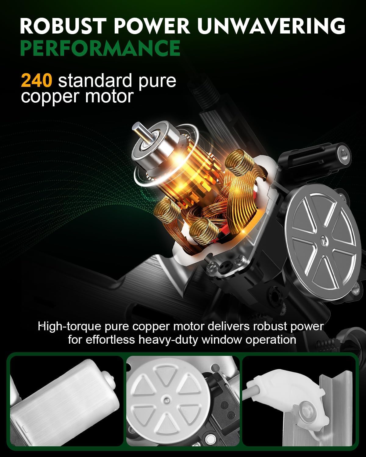 751-438 Front Left Driver Side Power Window Regulator with Motor for:-Nissan Juke 2011 2012 2013 2014 2015 2016 2017, Fit for Juke 11 12 13 14 15 16 17, with 2 Pins OE# 751438 80721-1KA0A