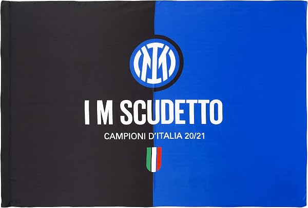 Inter Bandiera I M Scudetto 20-21, Campioni d'Italia, 100x140cm - 1